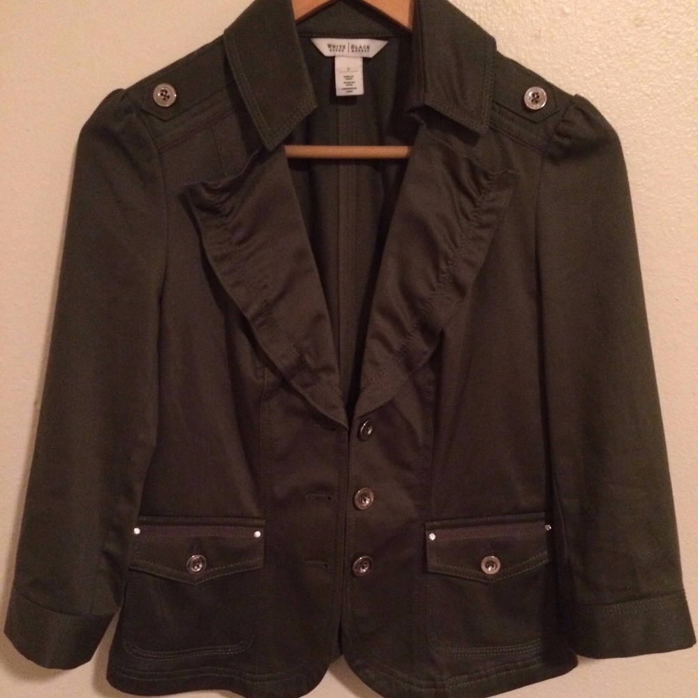 Olive Green Blazer Jacket